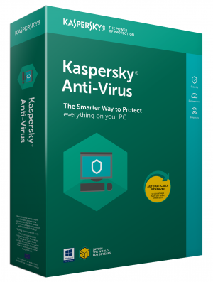 kaspersky anti-virus indpakning
